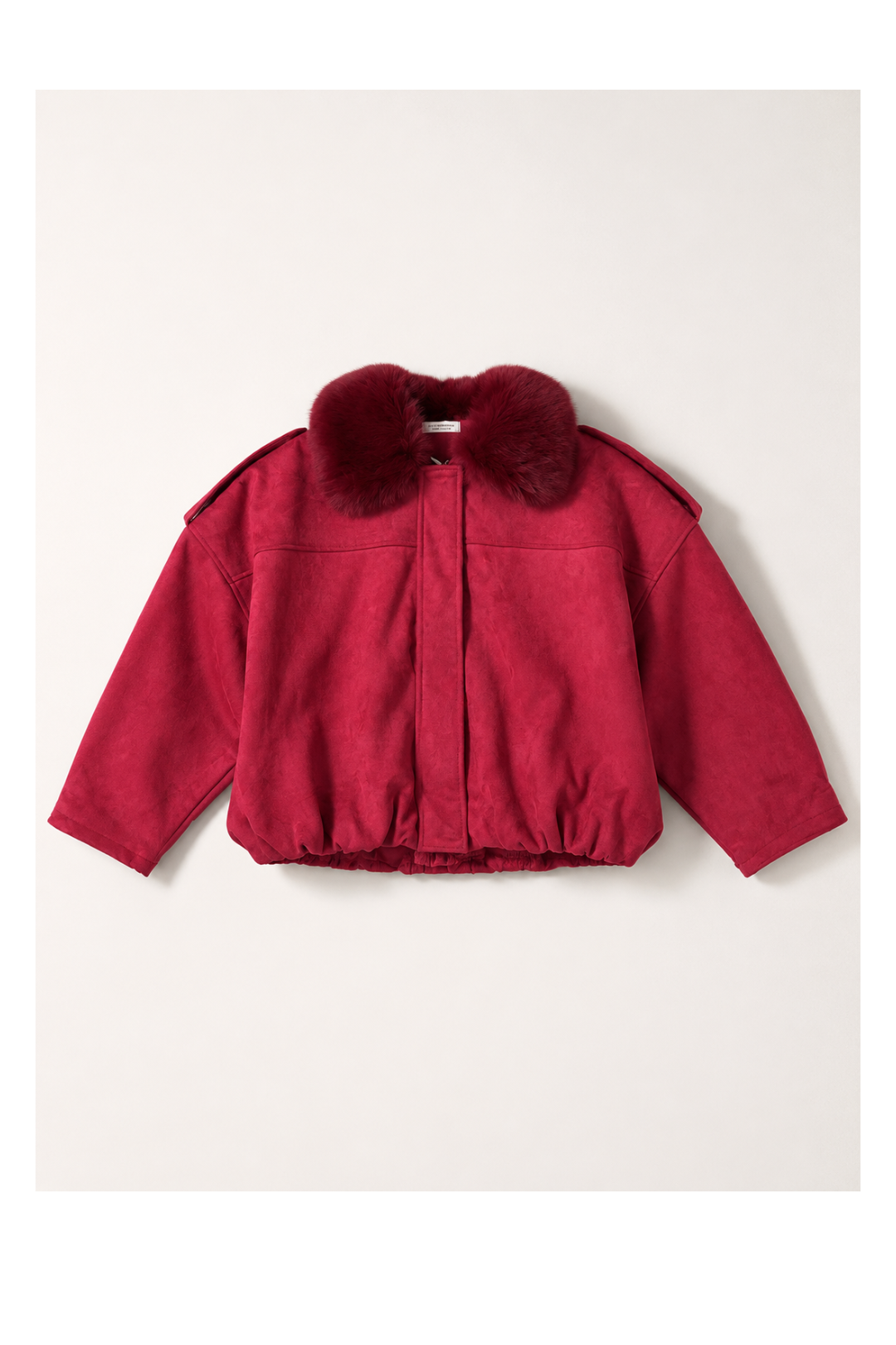 Chaqueta BOMBER GAMUZA peluda "BURDEO"