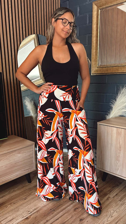 Maxi Palazzo María “Red Orange”