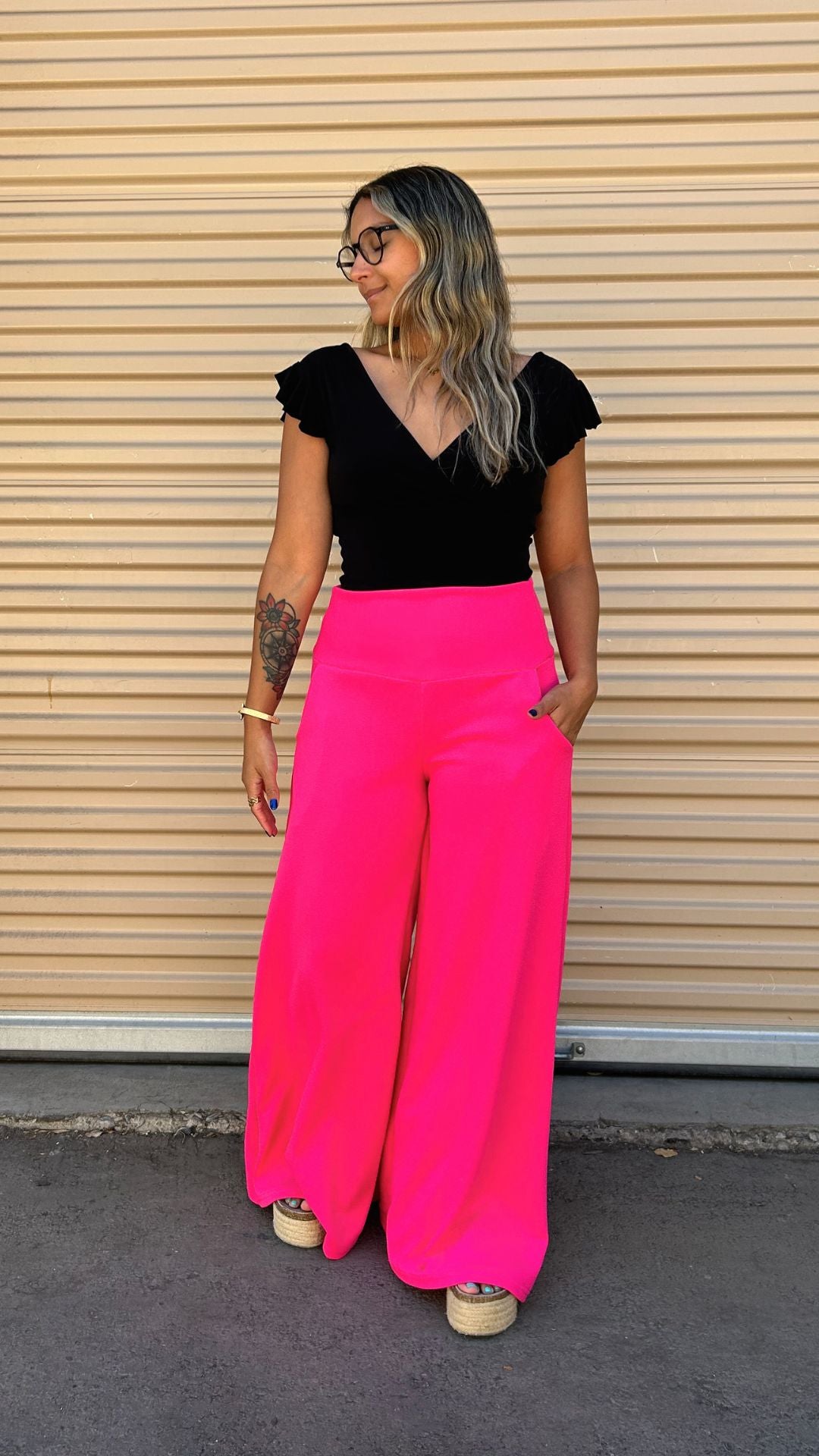 Maxi Palazzo María “Fucsia"