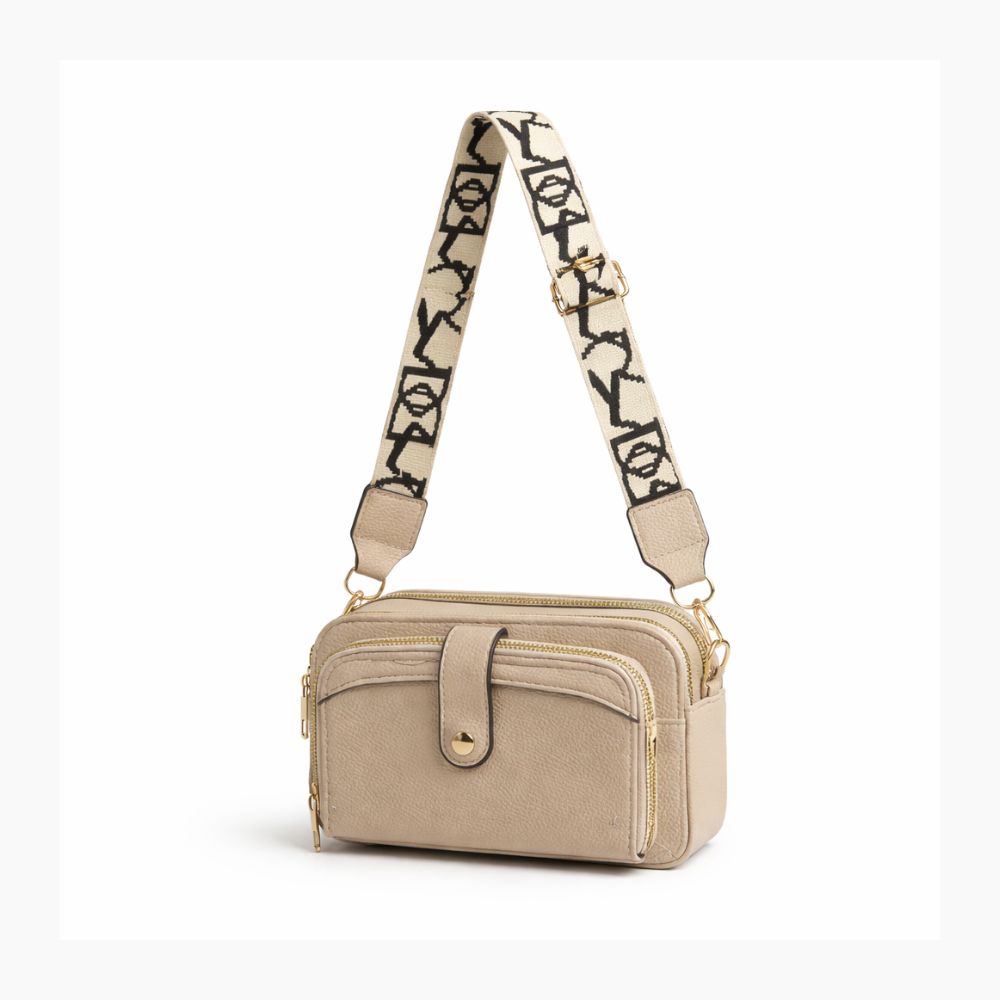 Cartera Bandolera "Noir Cremme"