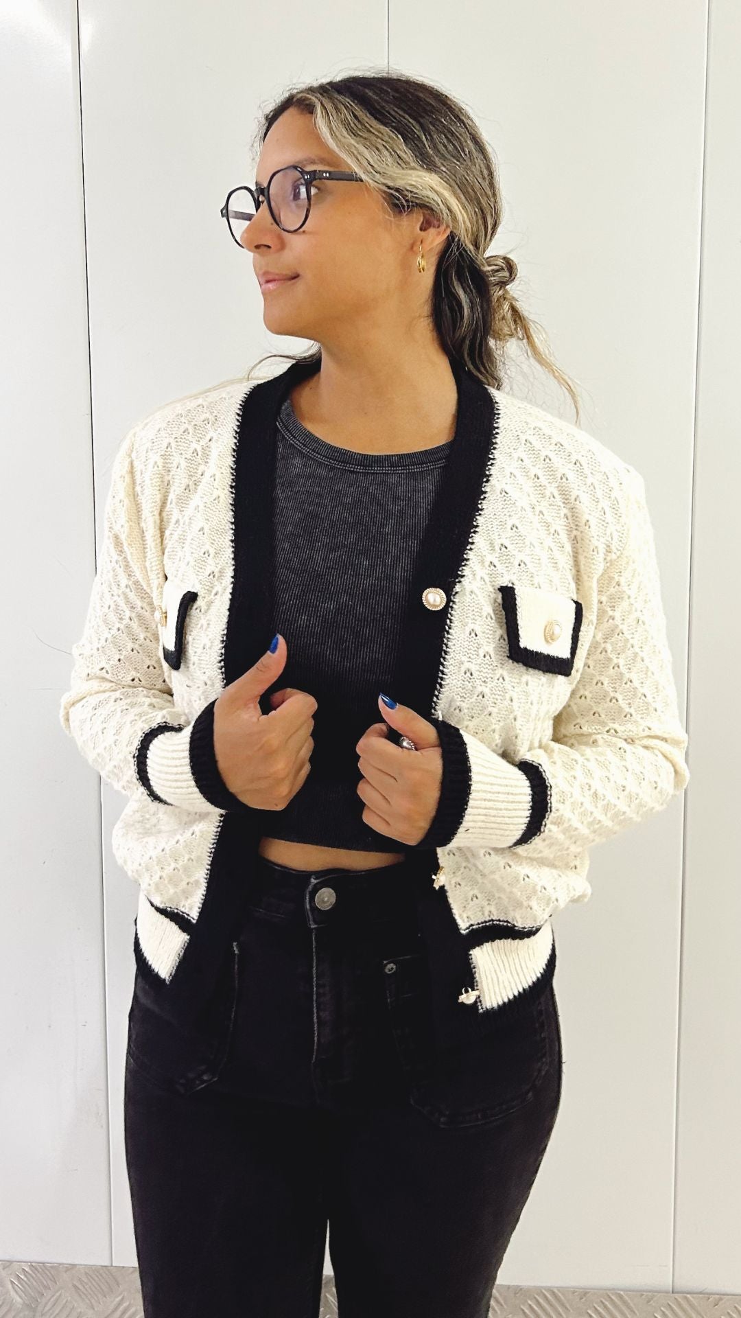 Chaleco "Magnolia Blanco"