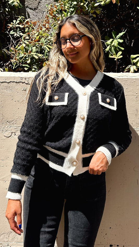 Chaleco "Magnolia Negro"