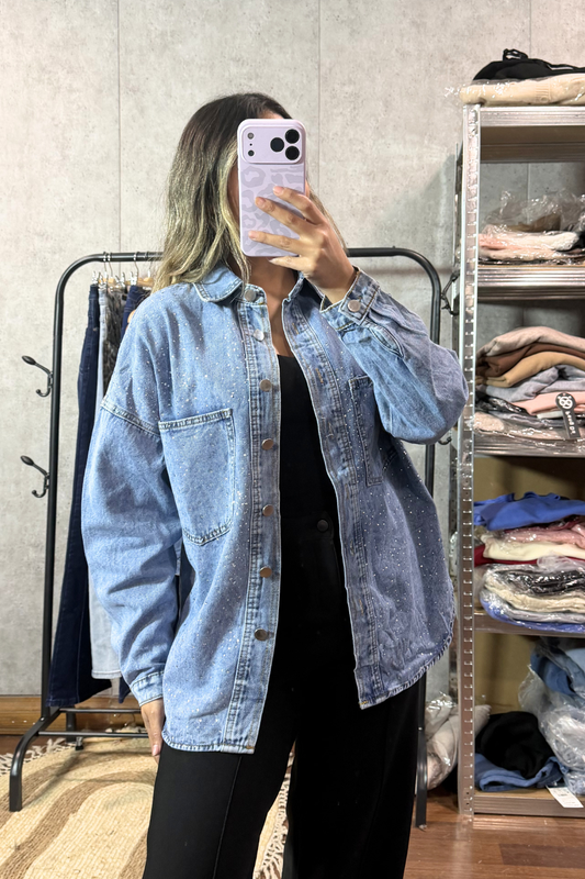 Chaqueta DENIM Brillos "CLARA"