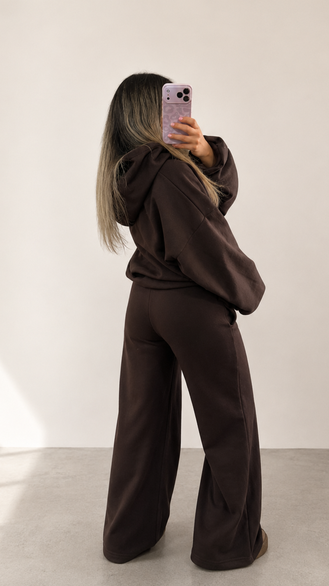 Conjunto Palazzo + Canguro "CHOCOLATE"