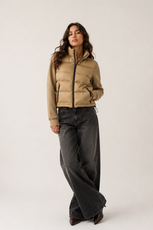 Chaqueta puffa "VANILLA"