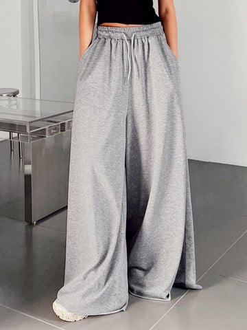 Maxi Palazzo algodón Gris