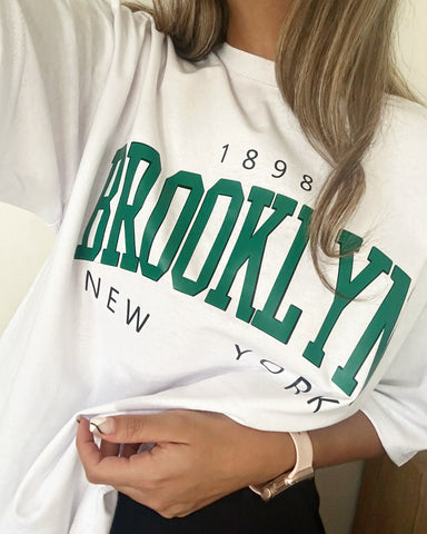 Polera Oversize "Brooklyn verde"