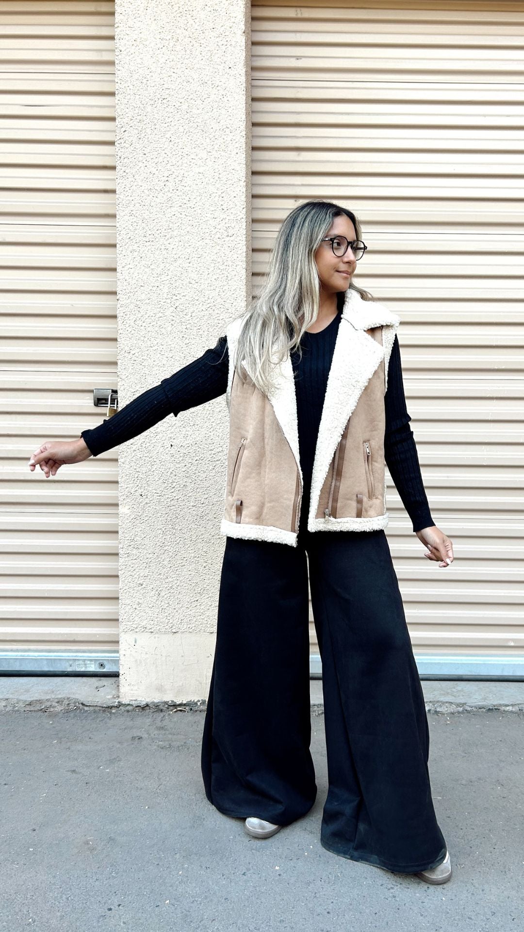 Chaqueta Aviadora NUDE Chiporro sin mangas