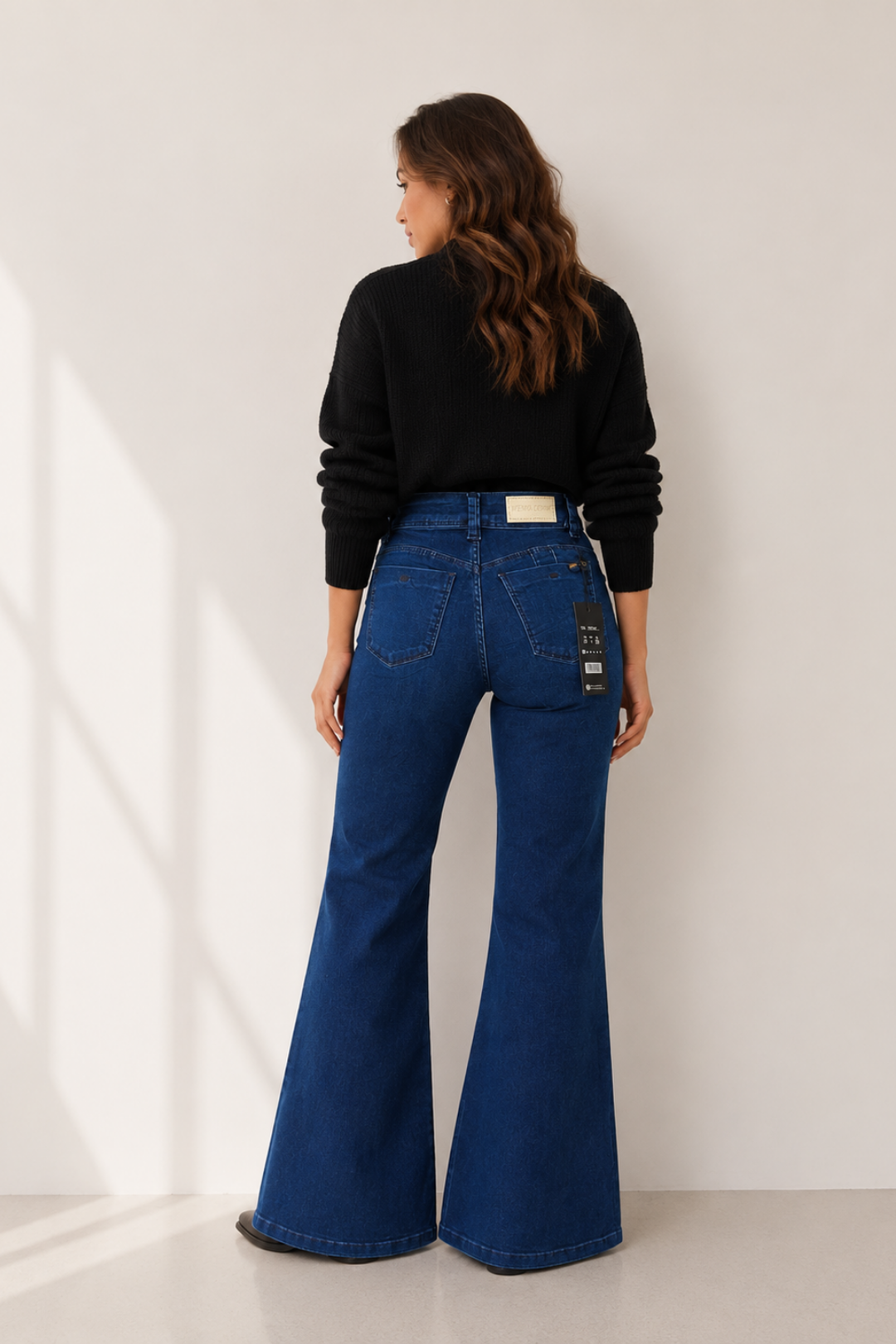 Jeans FLARE sin bolsillos "BLUE"