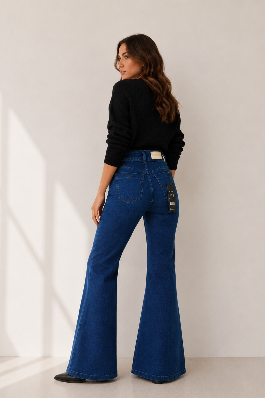 Jeans FLARE sin bolsillos "BLUE"