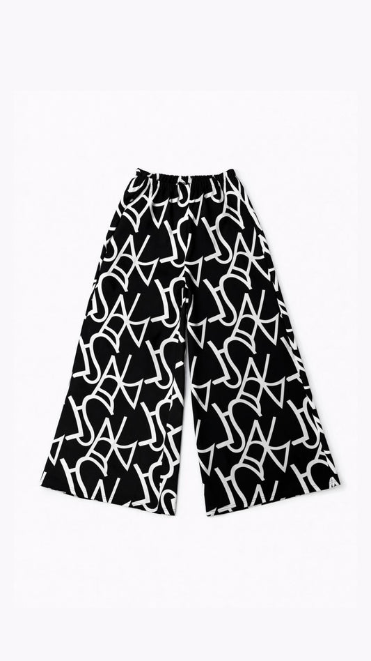 Maxi Palazzo Cey "Black and White"