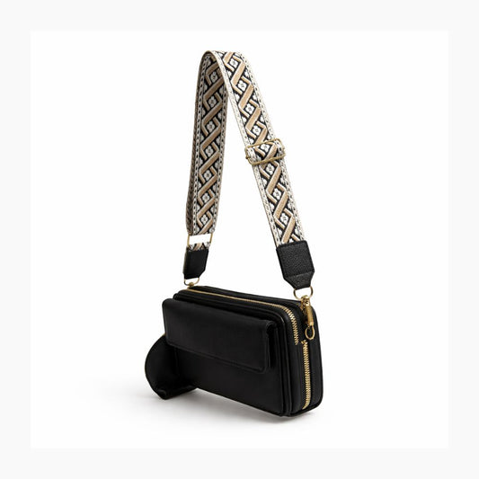 Cartera Bandolera + Monedero "Averie black"