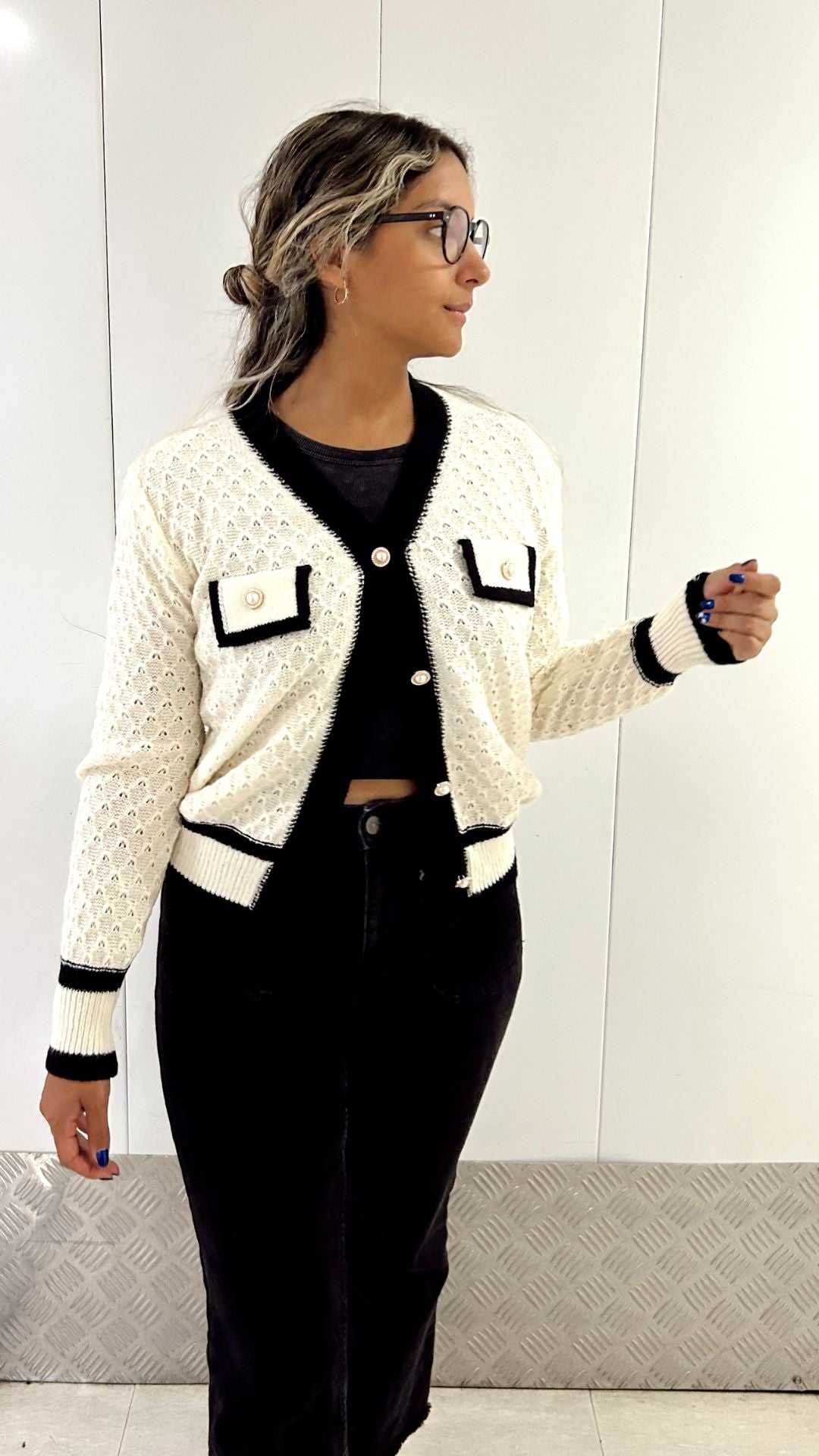 Chaleco "Magnolia Blanco"