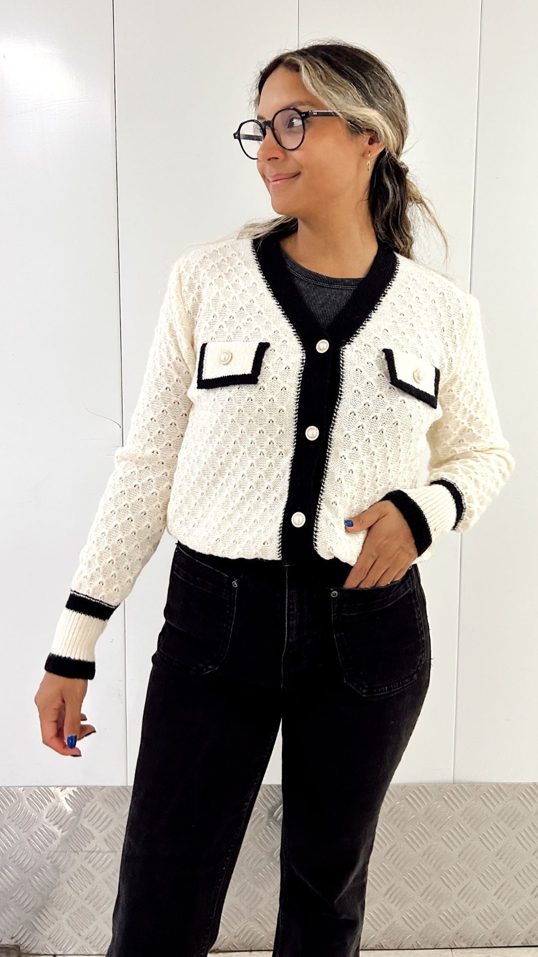 Chaleco "Magnolia Blanco"