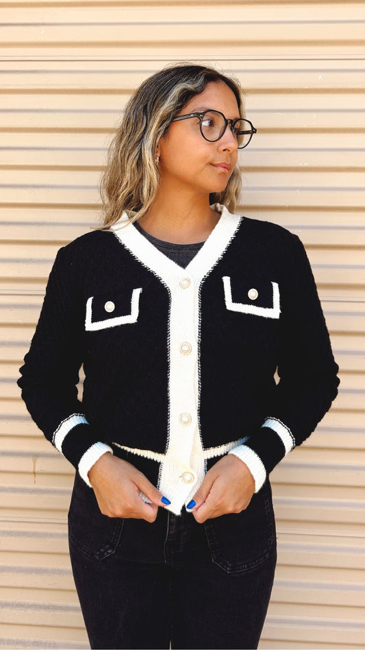 Chaleco "Magnolia Negro"