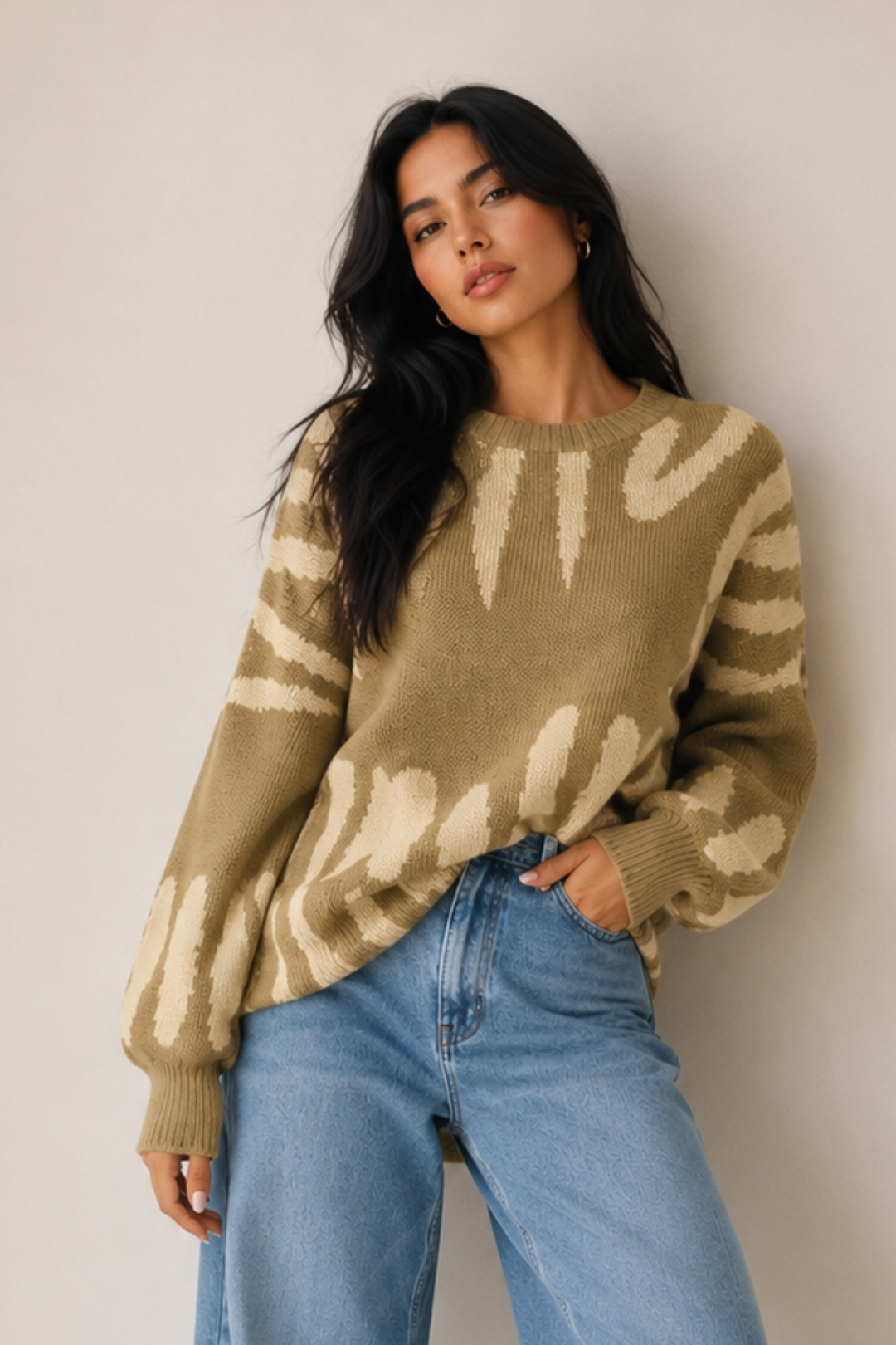 Chaleco Cuello V "BEIGE"