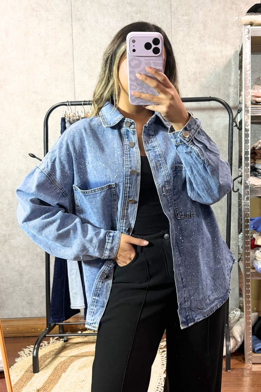 Chaqueta DENIM Brillos "CLARA"