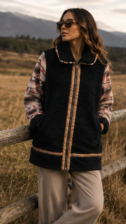 Chaqueta chiporro "Print Black"