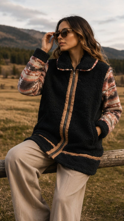 Chaqueta chiporro "Print Black"