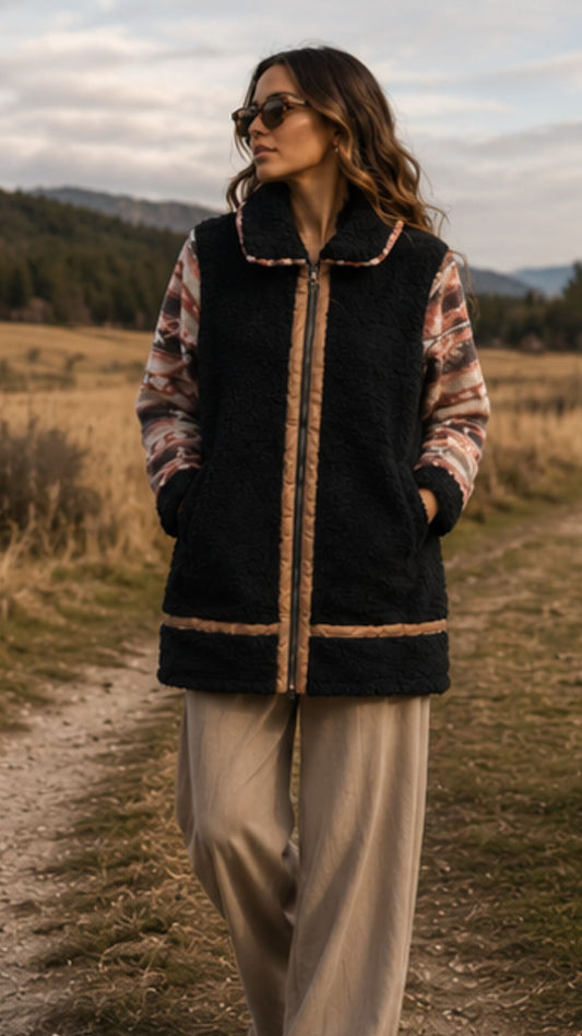 Chaqueta chiporro "Print Black"