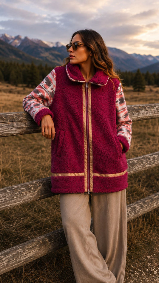 Chaqueta chiporro "Burdeo"