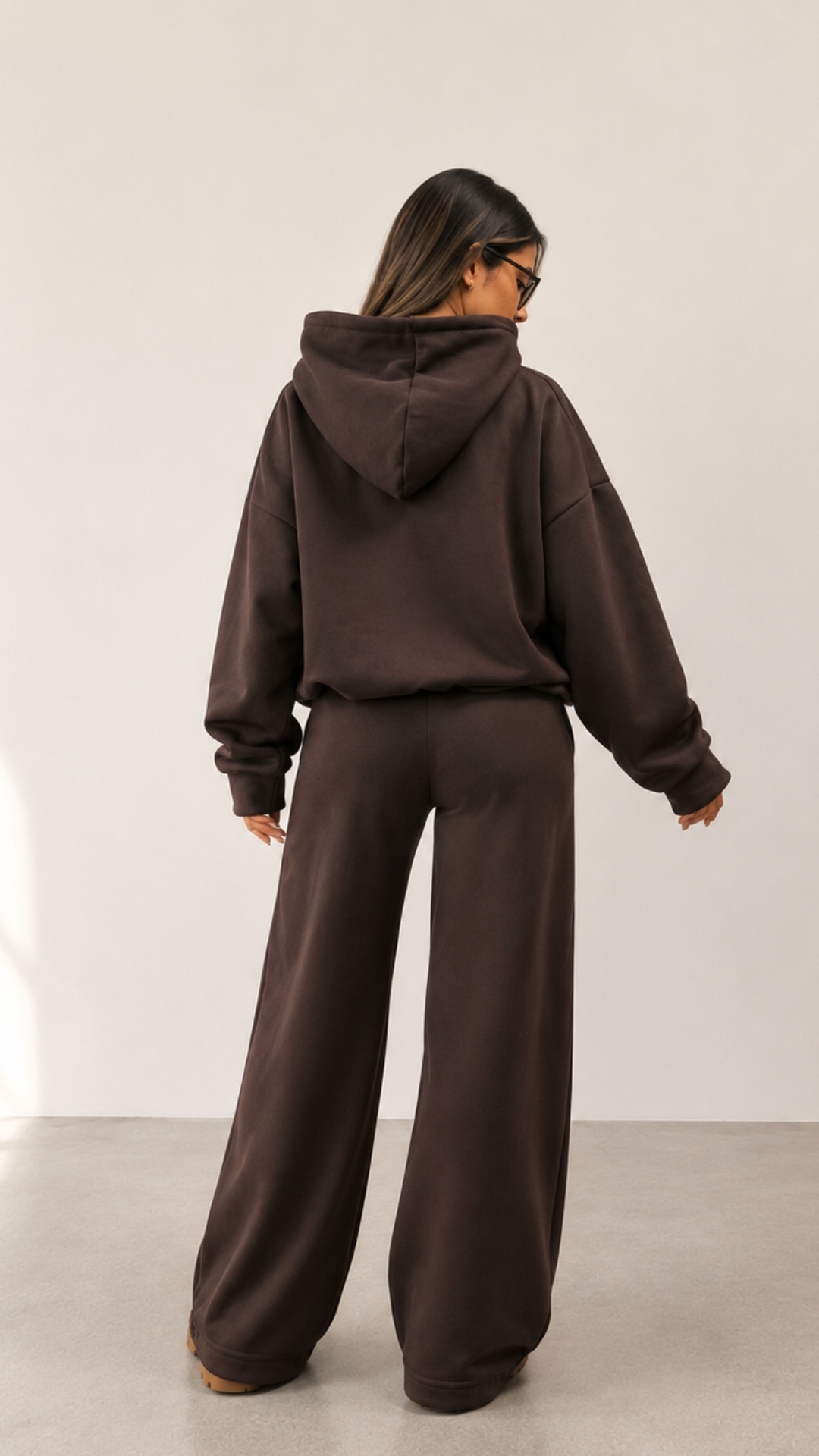 Conjunto Palazzo + Canguro "CHOCOLATE"