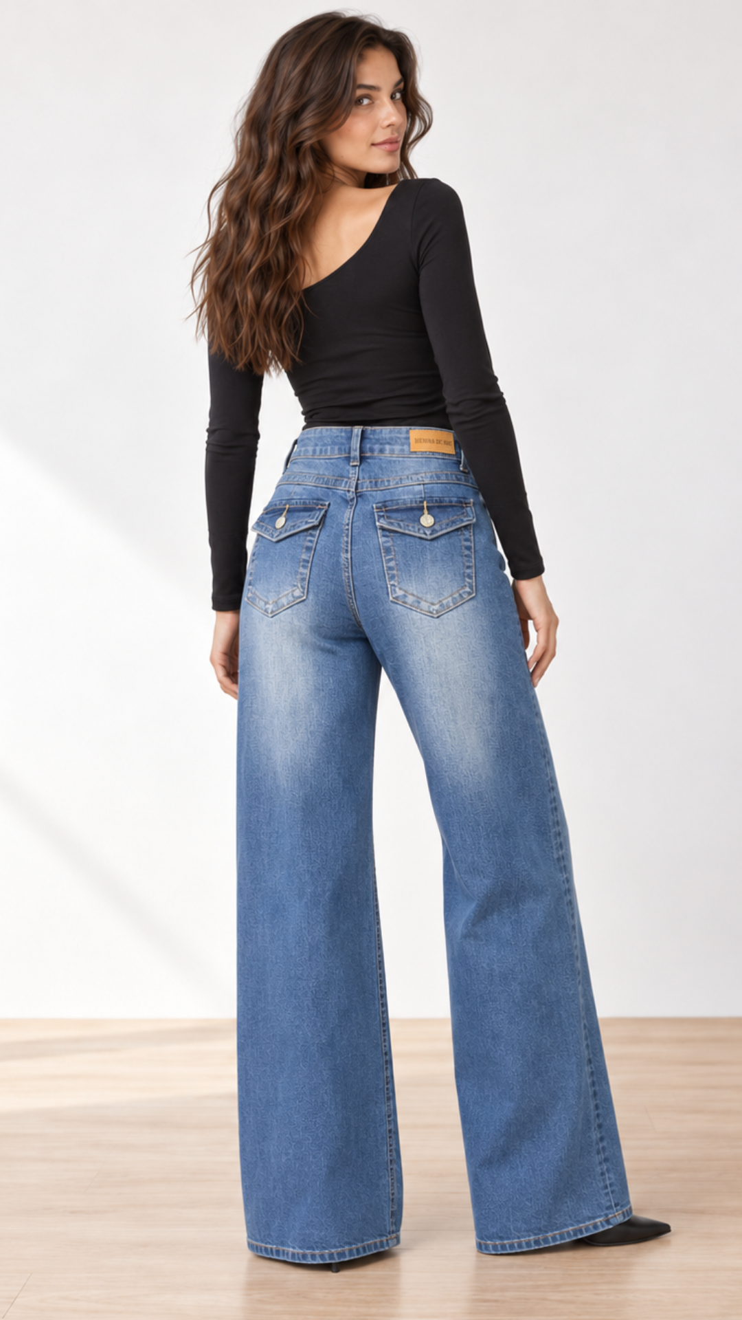 Jeans Wide Leg Denim "1084"
