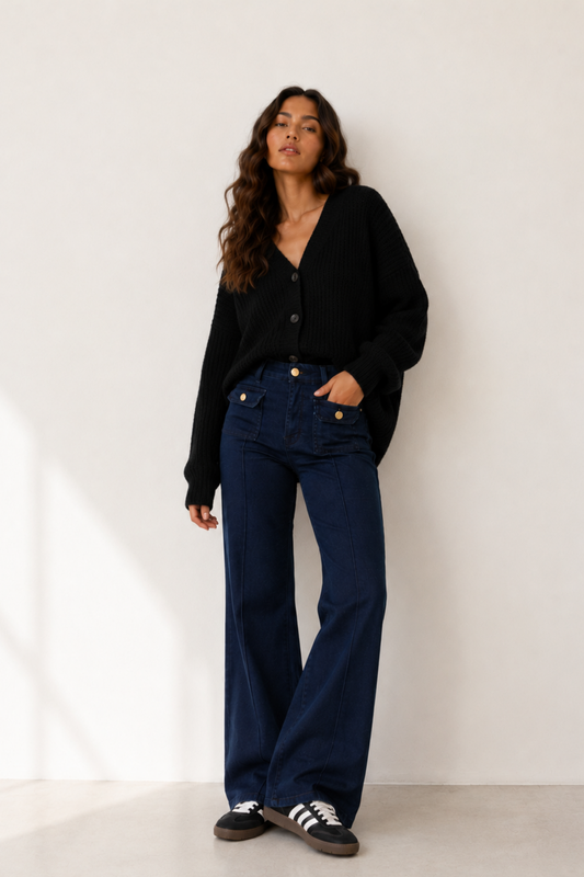 Jeans WIDELEG "NAVY"