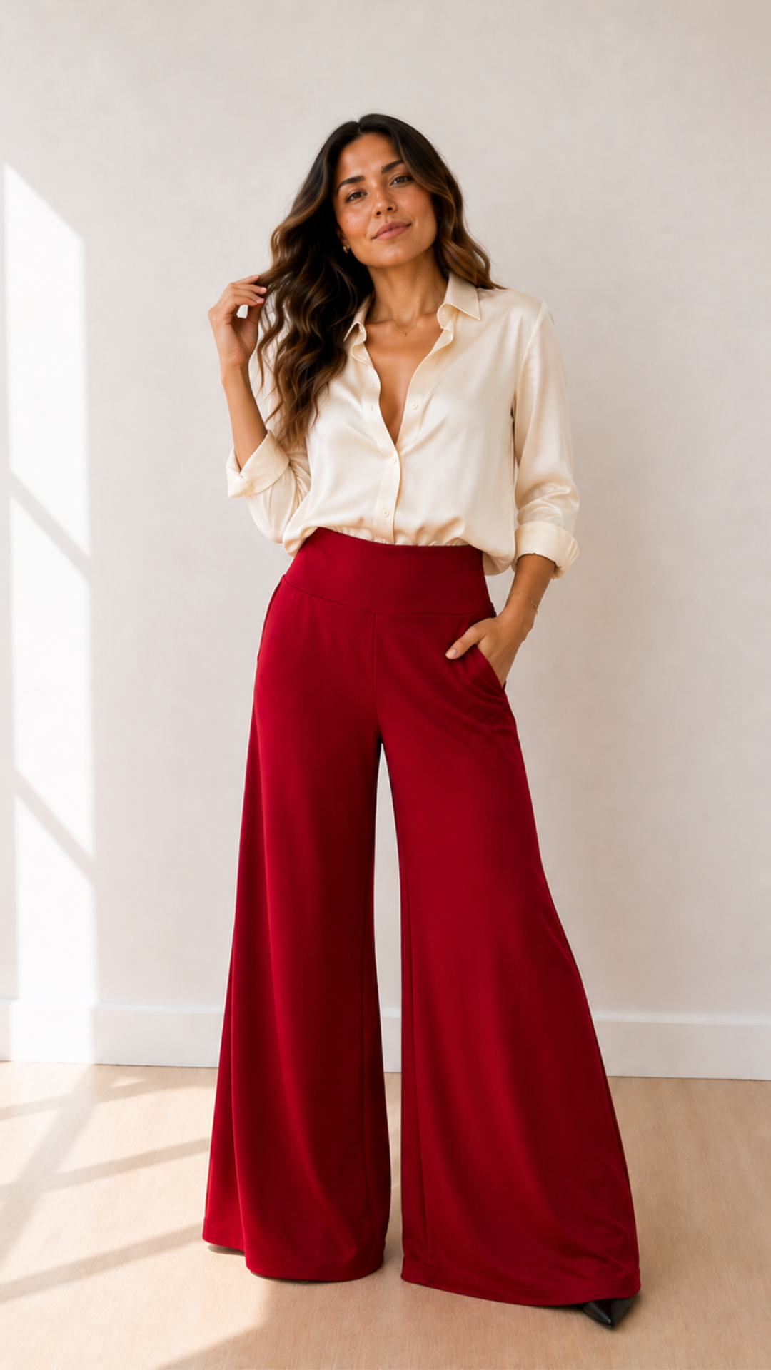 Maxi Palazzo María "Rojo Italiano"