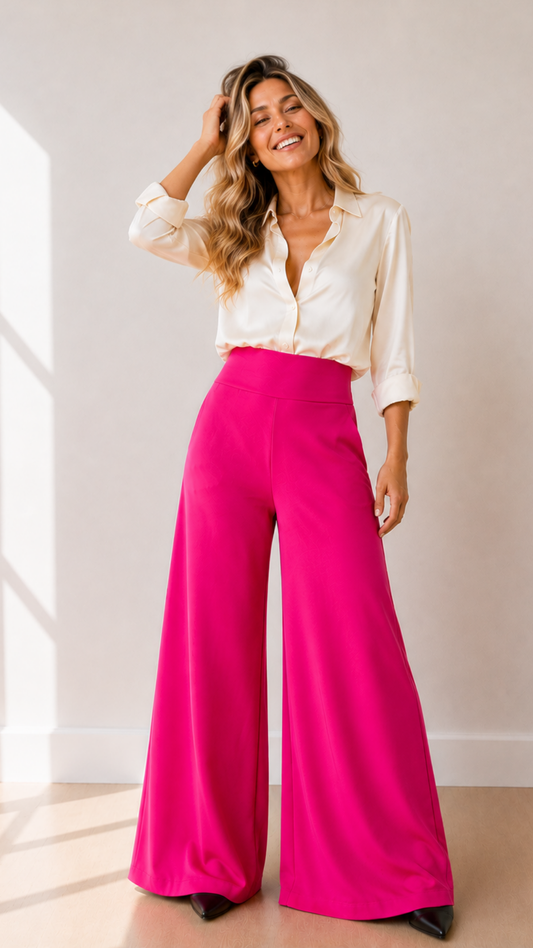 Maxi Palazzo María "Fucsia"