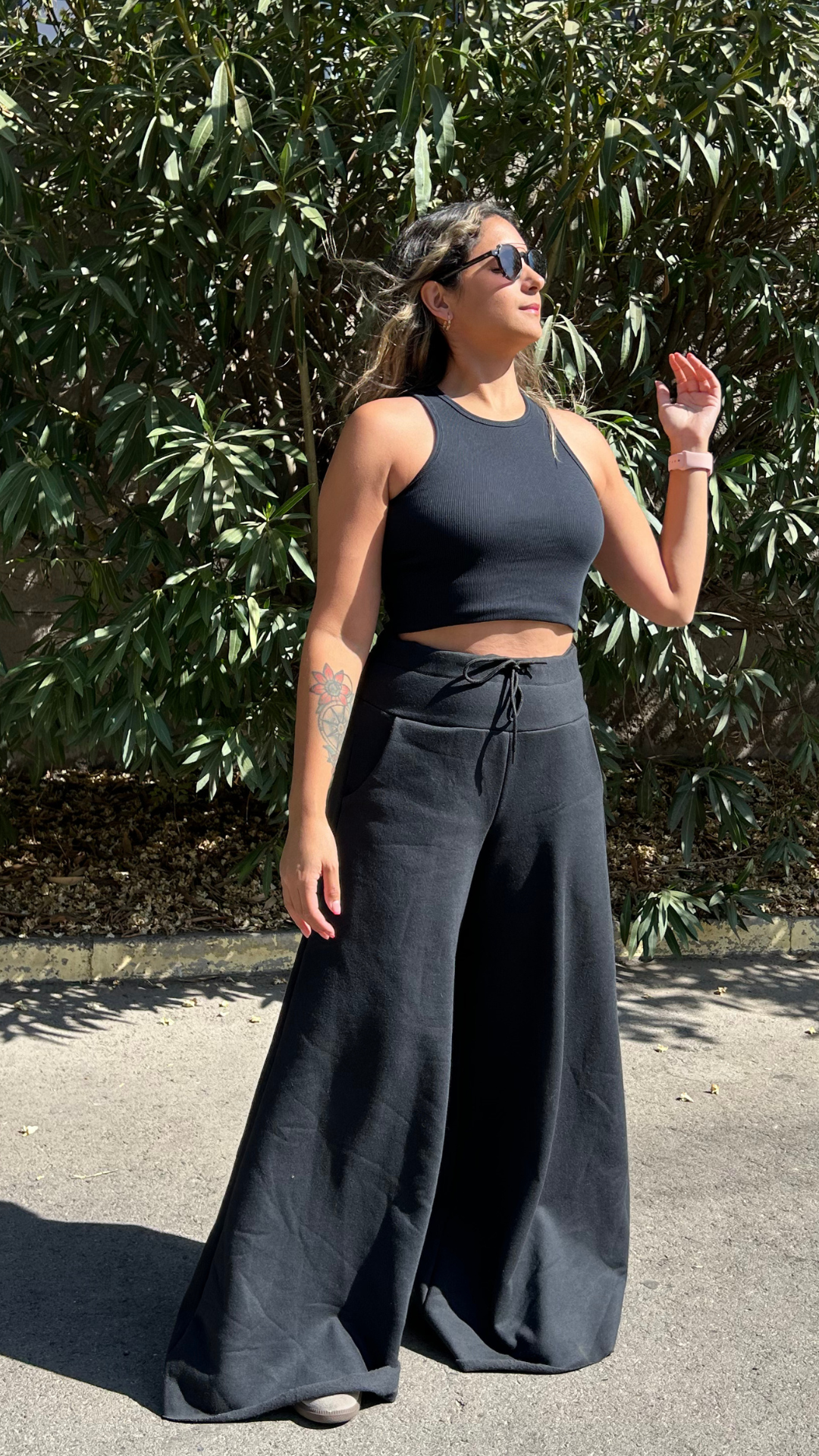 Maxi Palazzo Algodón "BLACK"