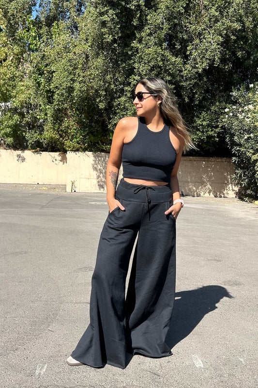 Maxi Palazzo Algodón "Black"