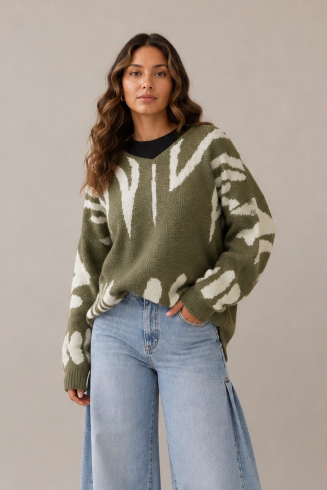 Chaleco Cuello V "GREEN"
