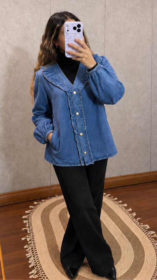 Blusa Mezclilla Dark Blue
