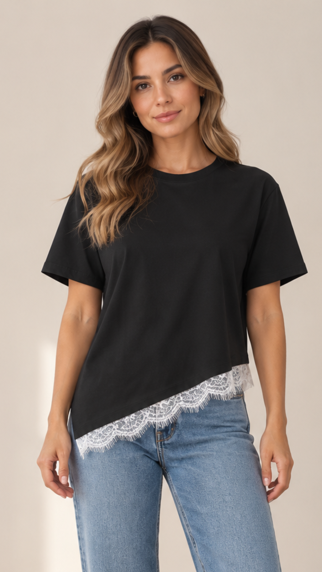 Polera Lencera "Negra"