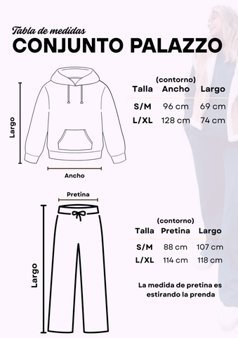 Conjunto palazzo “Fucsia”