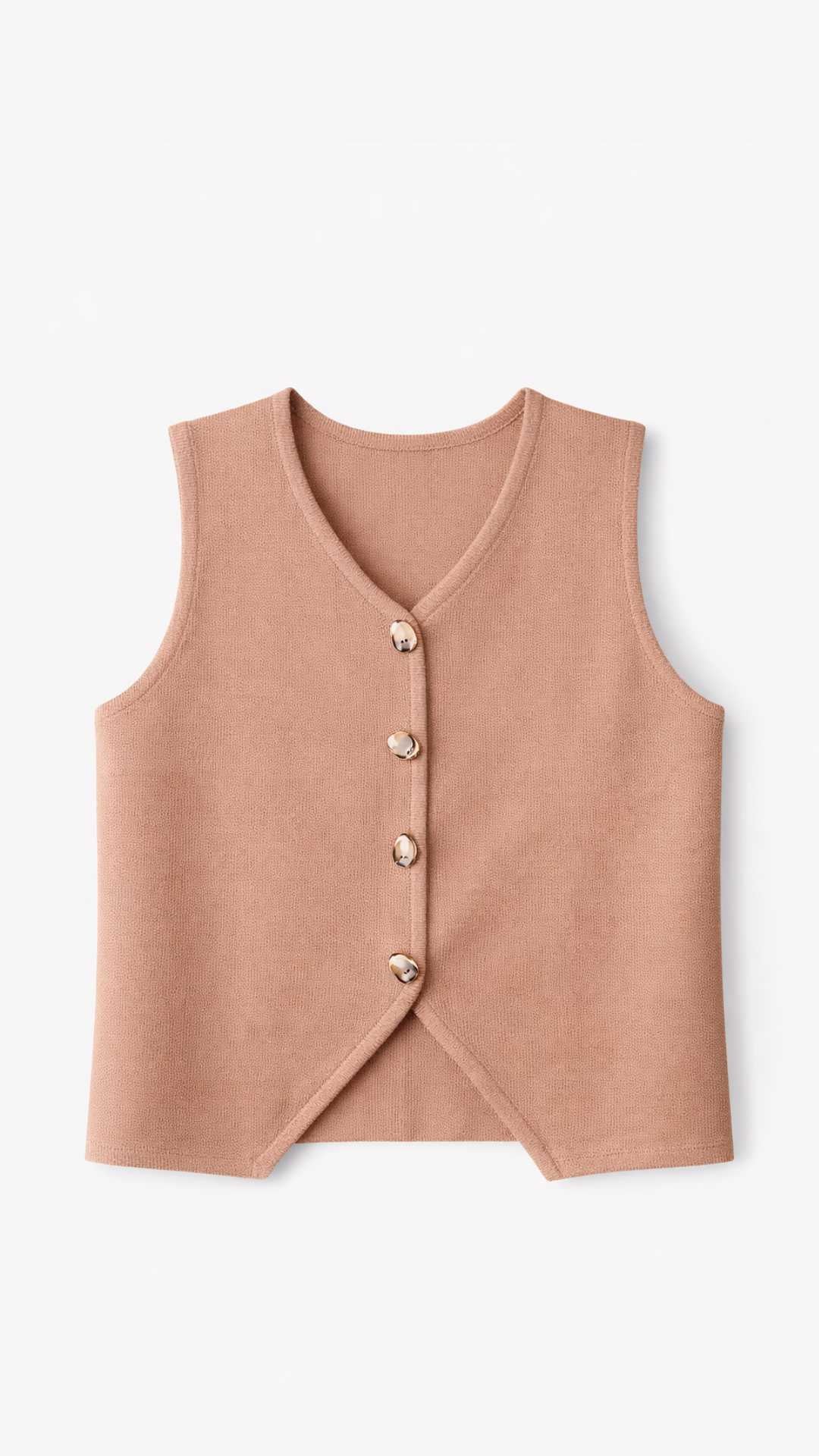 Vest-Polera Hilo "Nude"